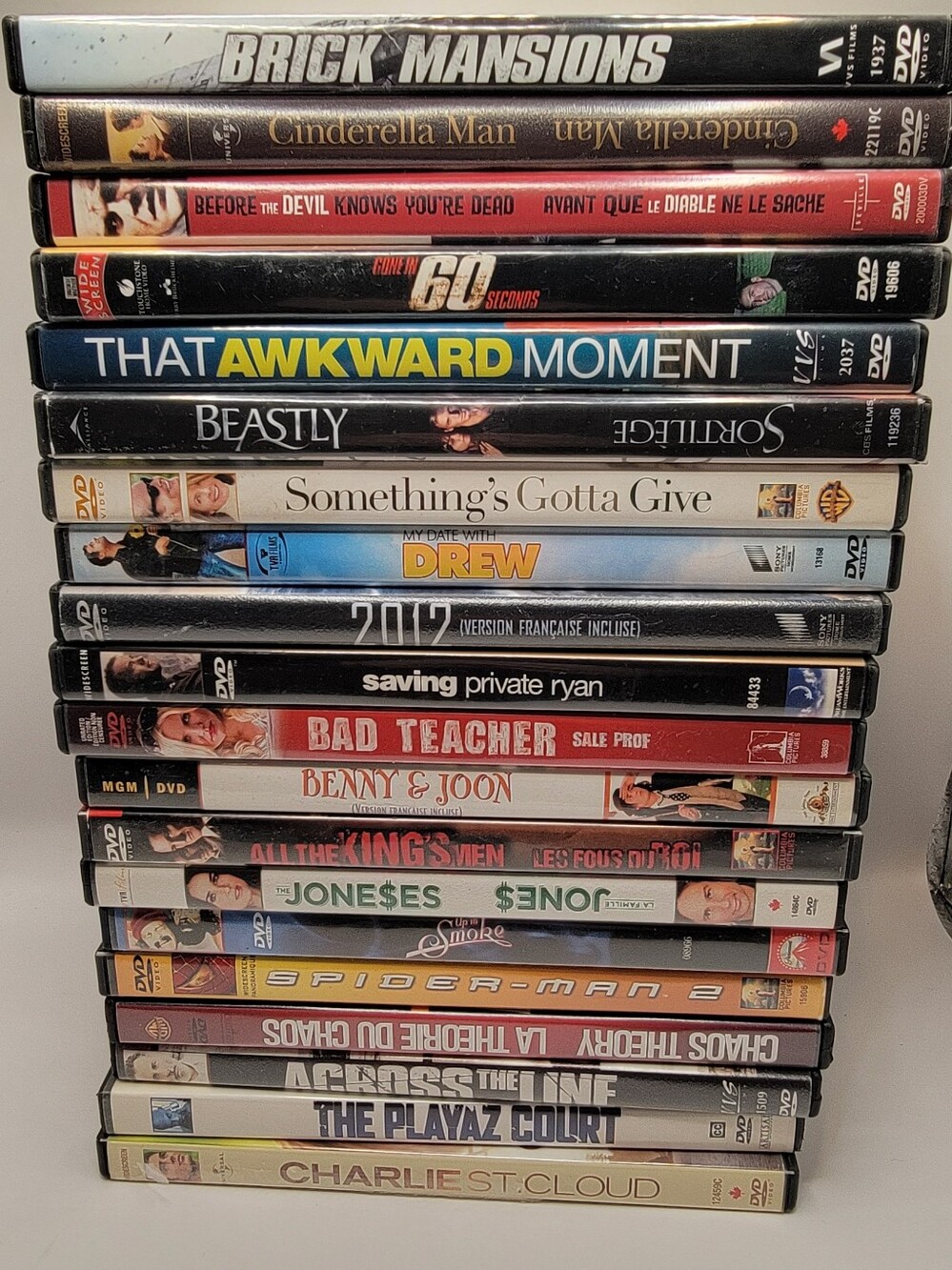 Lot of 20 Popular Assorted DVD Movie Collection - Mixed Variety